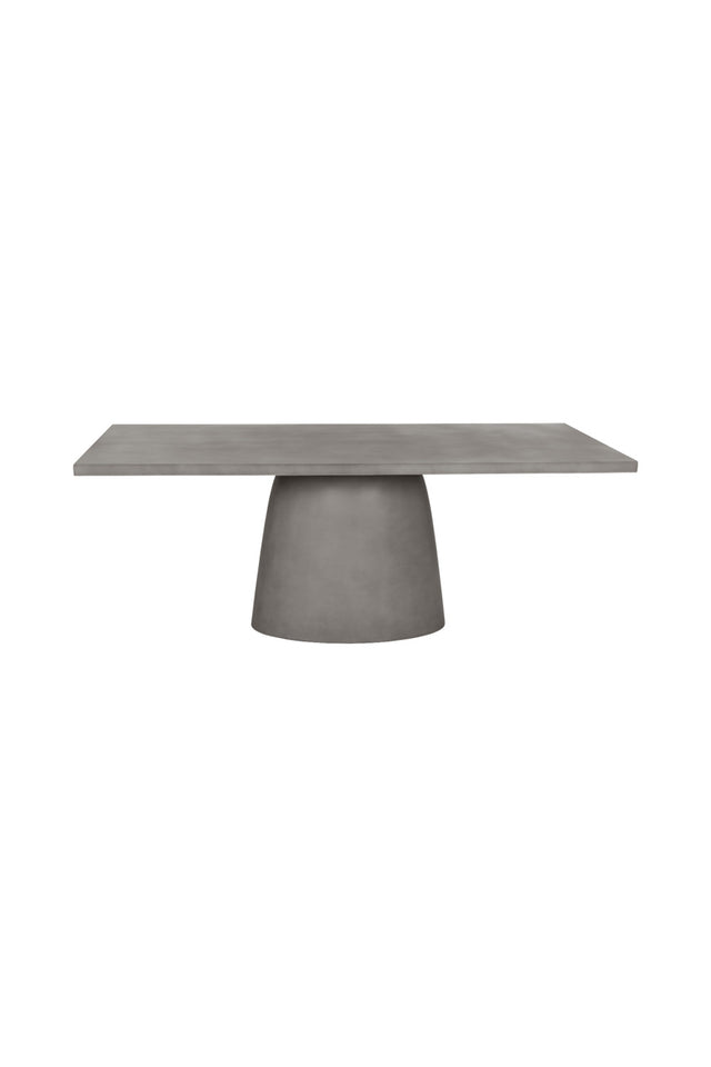 Modern European furniture - Gray Indoor/Outdoor Dining Table - www.oroa.com