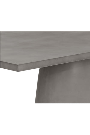 Modern European furniture - Gray Indoor/Outdoor Dining Table - www.oroa.com