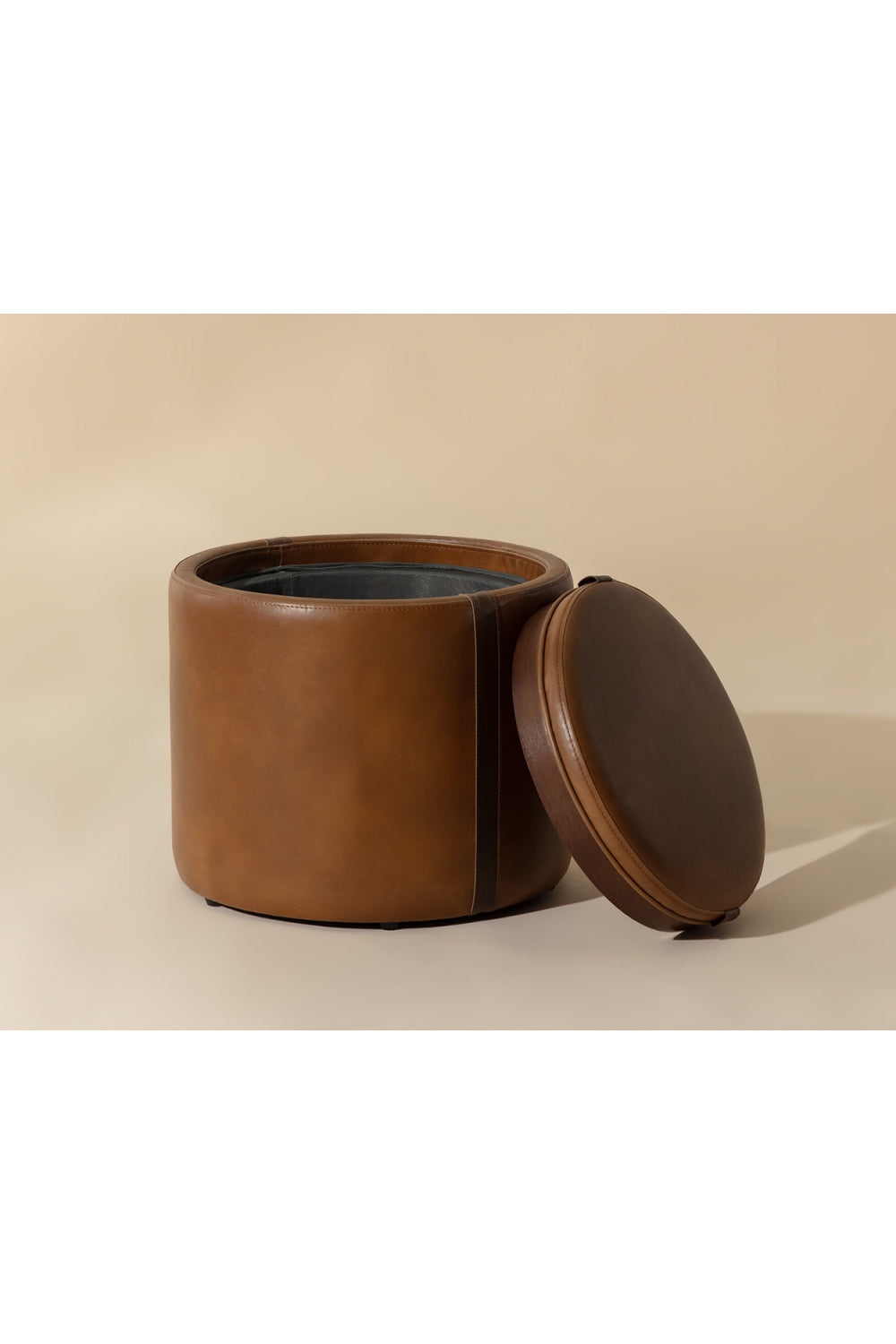 Round Storage Ottoman | Splendido Borelli | Oroa.com