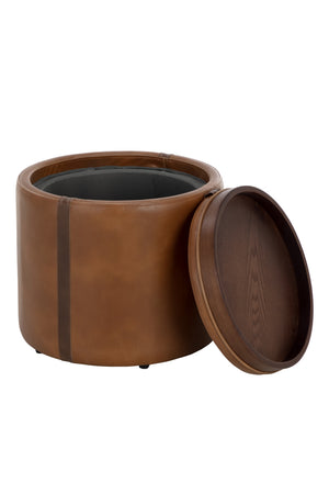 Round Storage Ottoman | Splendido Borelli | Oroa.com