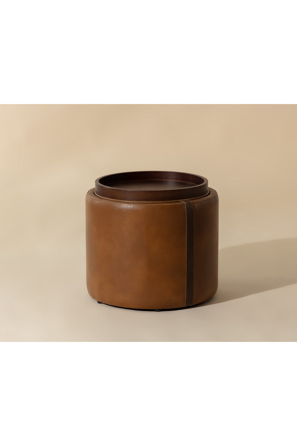 Round Storage Ottoman | Splendido Borelli | Oroa.com