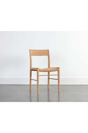   Modern European furniture - Natural Rope Seat Dining Chairs (2) - www.oroa.com | Oroa.com