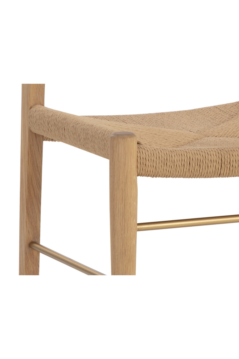   Modern European furniture - Natural Rope Seat Dining Chairs (2) - www.oroa.com | Oroa.com