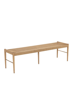 Modern European furniture - Natural Rope Bench - www.oroa.com