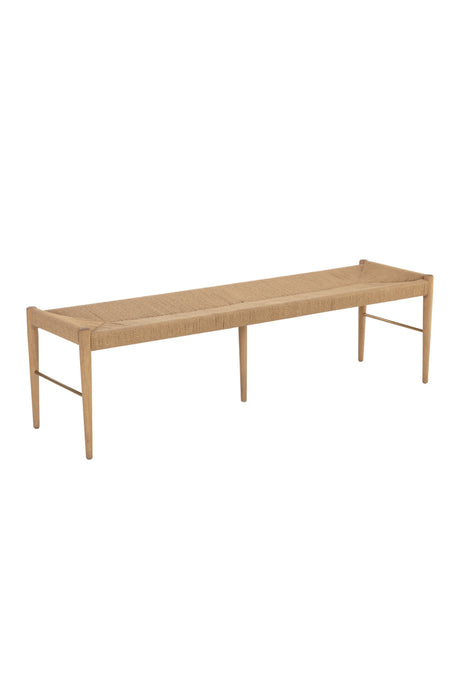 Modern European furniture - Natural Rope Bench - www.oroa.com