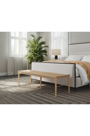 Modern European furniture - Natural Rope Bench - www.oroa.com