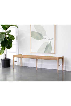 Modern European furniture - Natural Rope Bench - www.oroa.com