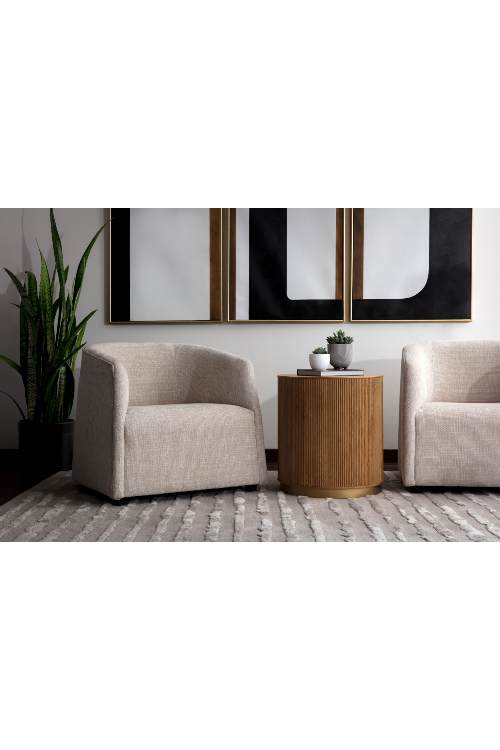 Modern European furniture - Curved Back Lounge Chair - www.oroa.com