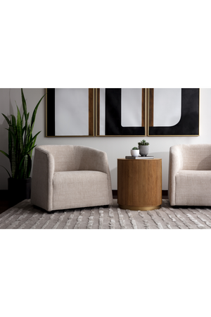 Modern European furniture - Curved Back Lounge Chair - www.oroa.com