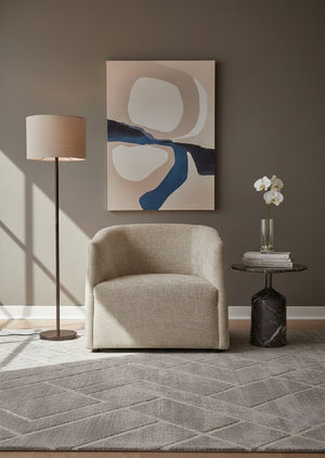 Modern European furniture - Curved Back Lounge Chair - www.oroa.com