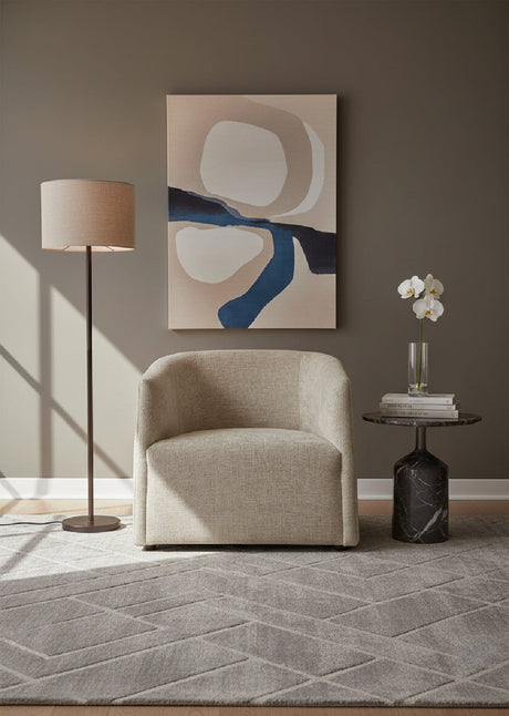 Modern European furniture - Curved Back Lounge Chair - www.oroa.com