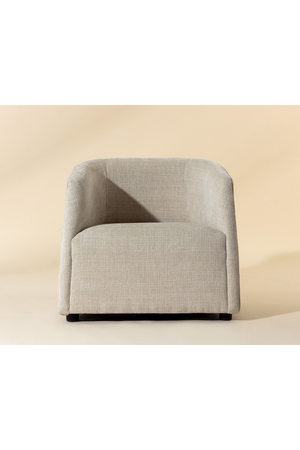 Modern European furniture - Curved Back Lounge Chair - www.oroa.com