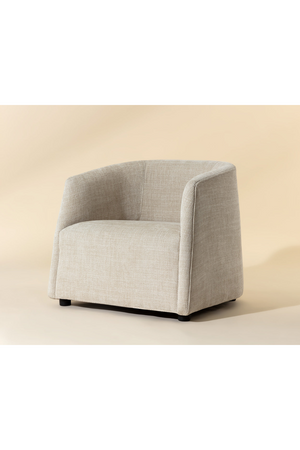 Modern European furniture - Curved Back Lounge Chair - www.oroa.com