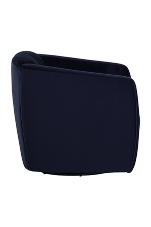   Modern European furniture - Channel Tufted Swivel Lounge Chair - www.oroa.com | Oroa.com