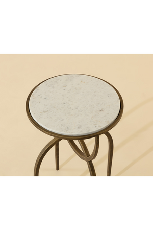   Modern European furniture - Marble Round End Table - www.oroa.com | Oroa.com