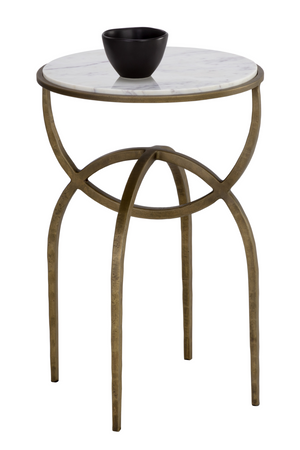   Modern European furniture - Marble Round End Table - www.oroa.com | Oroa.com