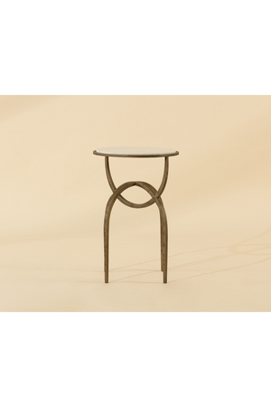   Modern European furniture - Marble Round End Table - www.oroa.com | Oroa.com