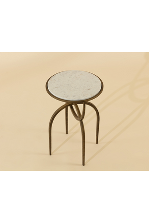  Modern European furniture - Marble Round End Table - www.oroa.com | Oroa.com