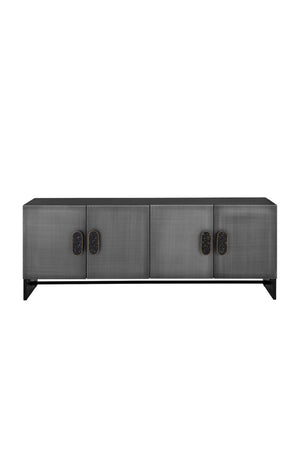   Modern European furniture - 4-Door Silver Sideboard - www.oroa.com | Oroa.com