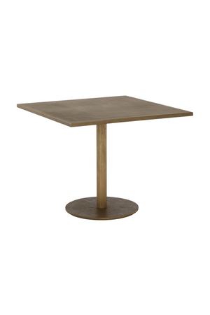 Modern European furniture - Antique Brass Square Bistro Table - www.oroa.com