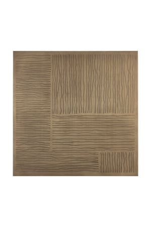 Modern European furniture - Antique Brass Square Bistro Table - www.oroa.com