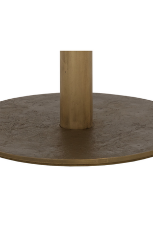 Modern European furniture - Antique Brass Square Bistro Table - www.oroa.com