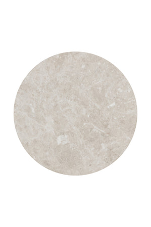 Modern European furniture - Gray Marble Round End Table - www.oroa.com