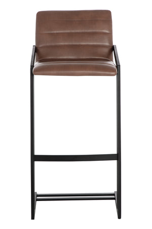 Modern European furniture - Horizontal Channel-Tufted Bar Stools (2) - www.oroa.com