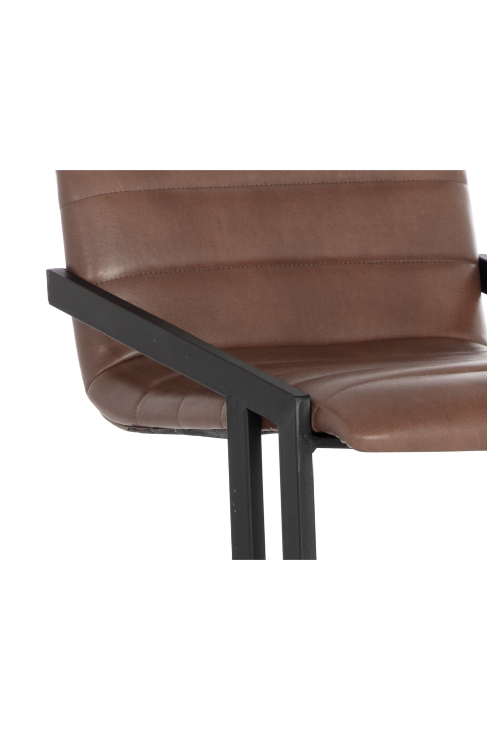 Modern European furniture - Horizontal Channel-Tufted Bar Stools (2) - www.oroa.com