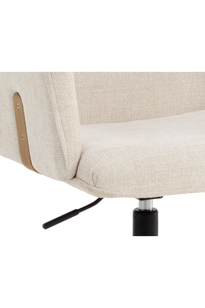 Modern European furniture - Curved Upholstered Office Chair - www.oroa.com