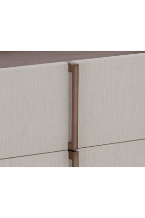 Modern European furniture - Leather-Look 2-Drawer Nightstand - www.oroa.com