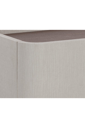 Modern European furniture - Leather-Look 2-Drawer Nightstand - www.oroa.com