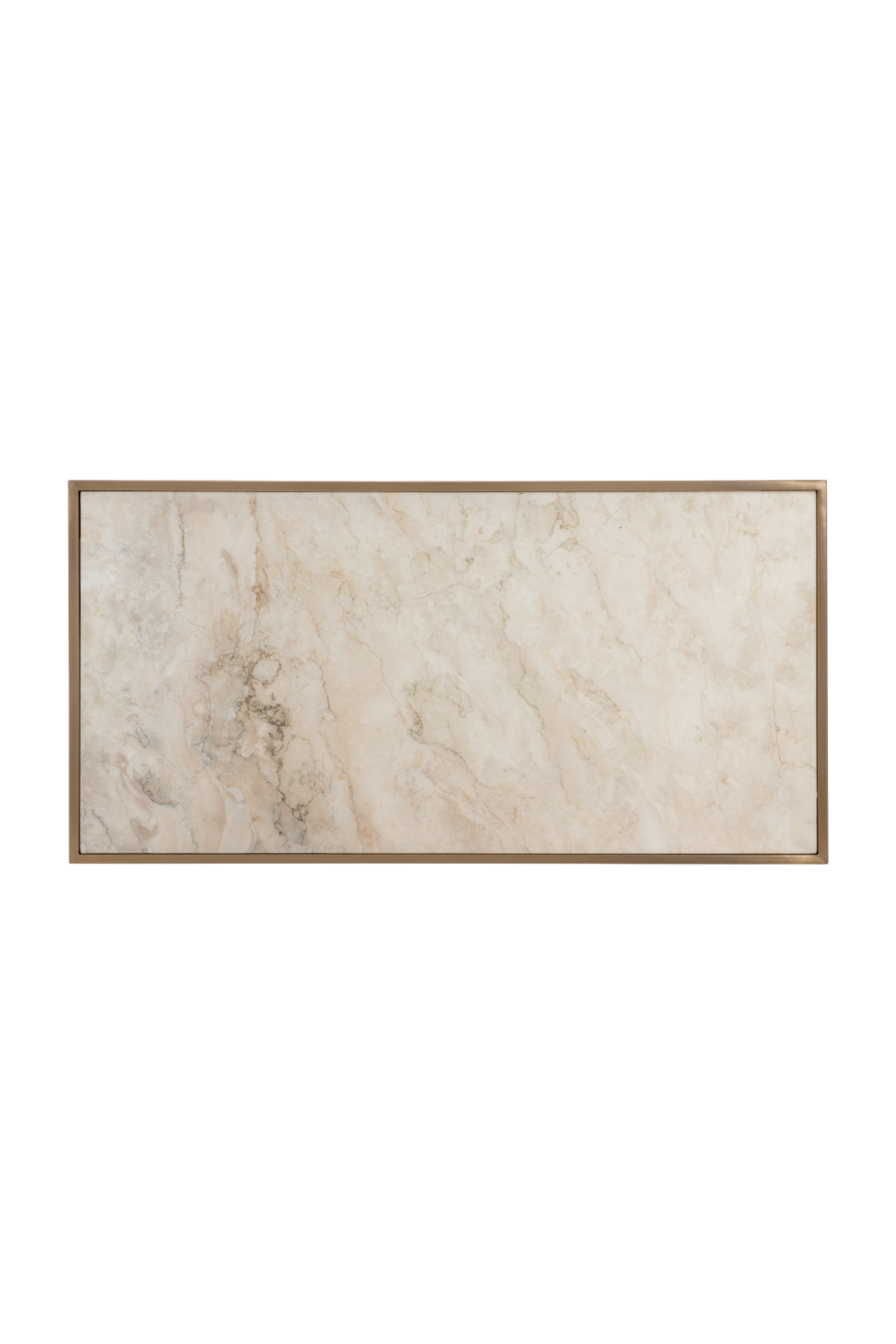  Modern European furniture - Gold Framed Marble Side Table - www.oroa.com | Oroa.com