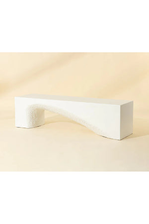 Modern European furniture - Textured Concrete Bench - www.oroa.com