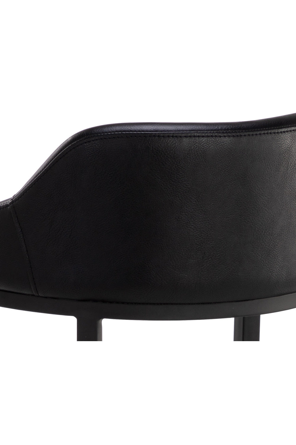 Modern European furniture - Low-Back Leather Look Bar Stool - www.oroa.com