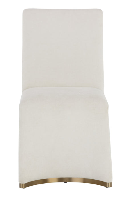 Modern European furniture - Fabric Upholstered Modern Dining Chairs (2) - www.oroa.com
