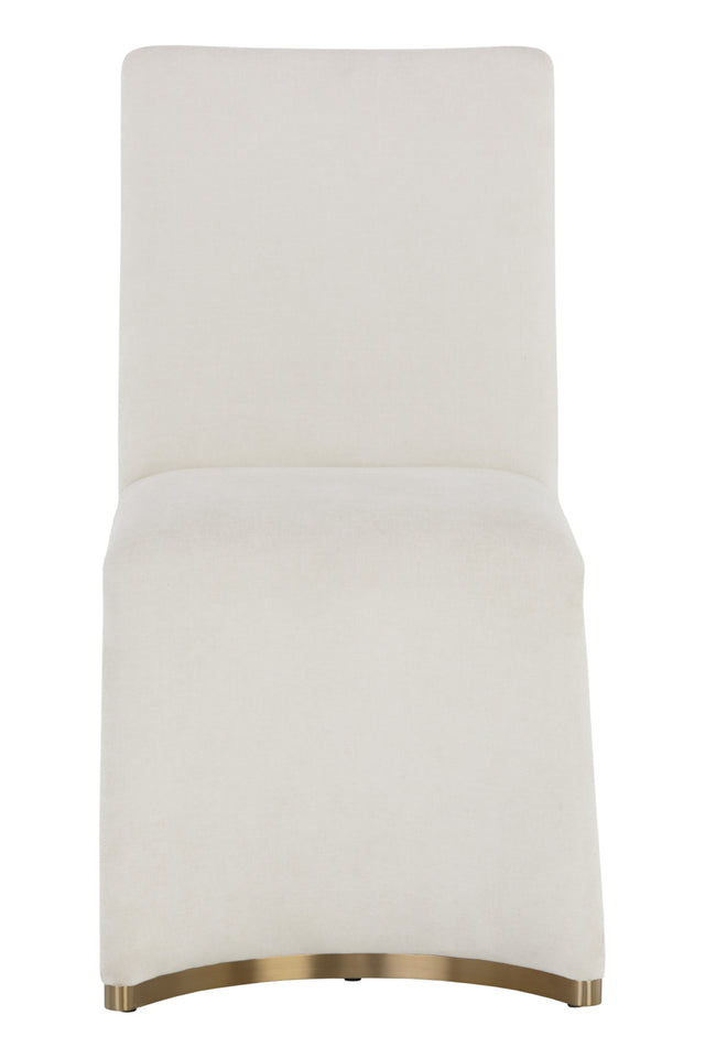 Modern European furniture - Fabric Upholstered Modern Dining Chairs (2) - www.oroa.com
