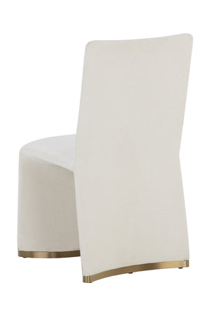   Modern European furniture - Fabric Upholstered Modern Dining Chairs (2) - www.oroa.com | Oroa.com