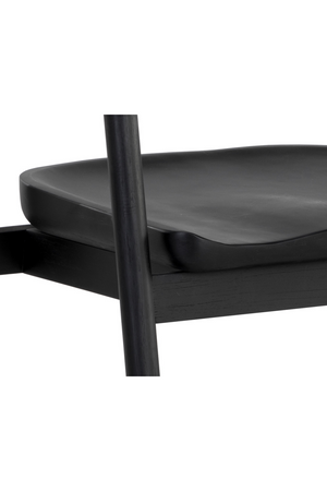   Modern European furniture - Black Acacia Wood Dining Armchair - www.oroa.com | Oroa.com