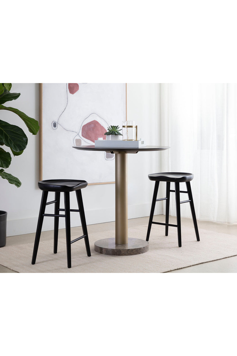 Modern European furniture - Wooden Counter Stool - www.oroa.com