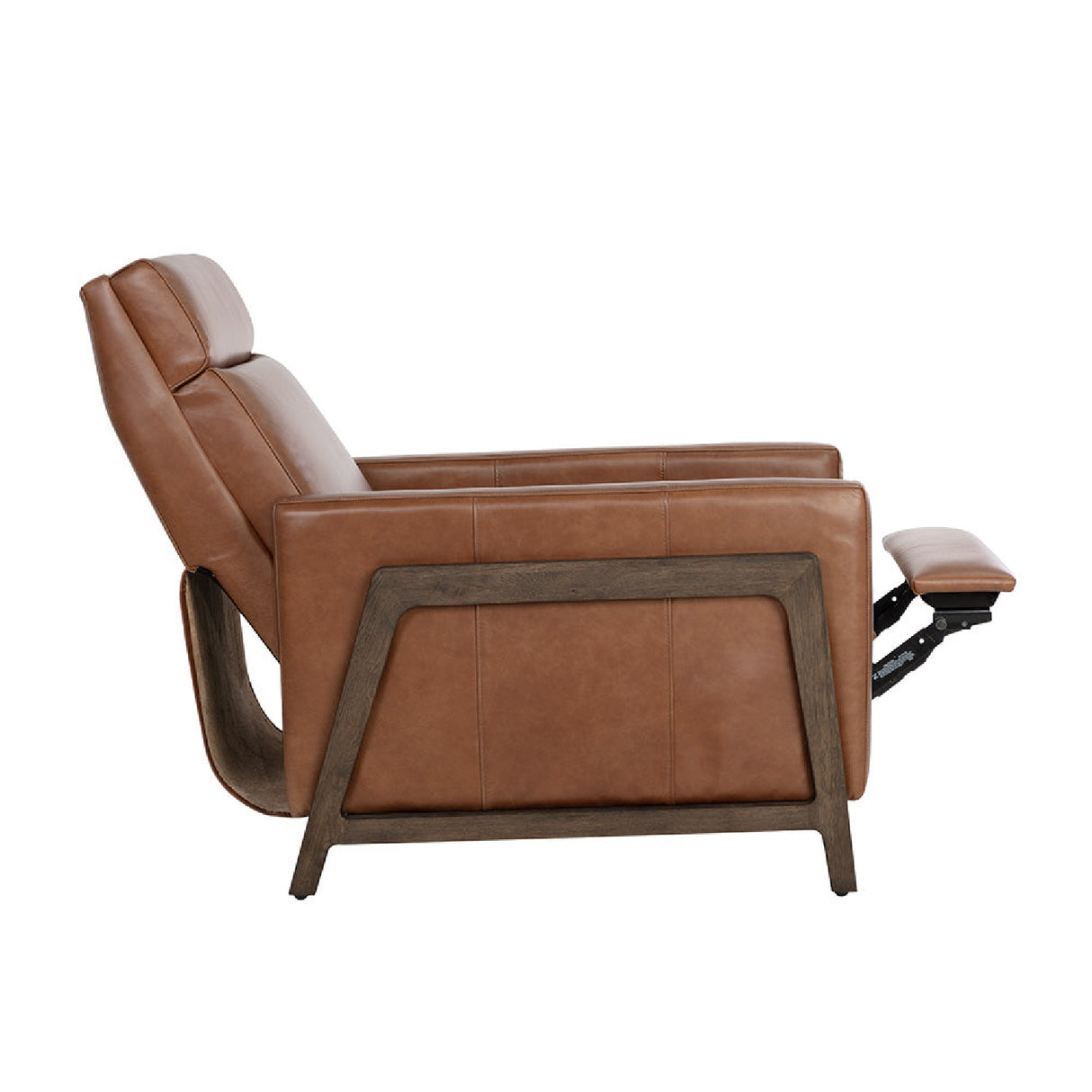 Modern European furniture - Brown Leather Recliner Chair - www.oroa.com