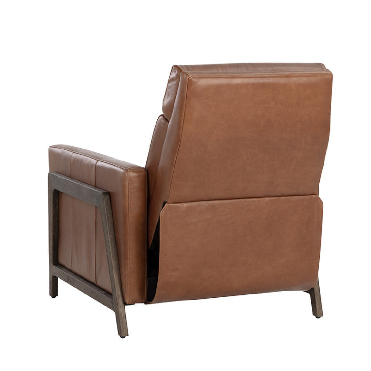 Modern European furniture - Brown Leather Recliner Chair - www.oroa.com