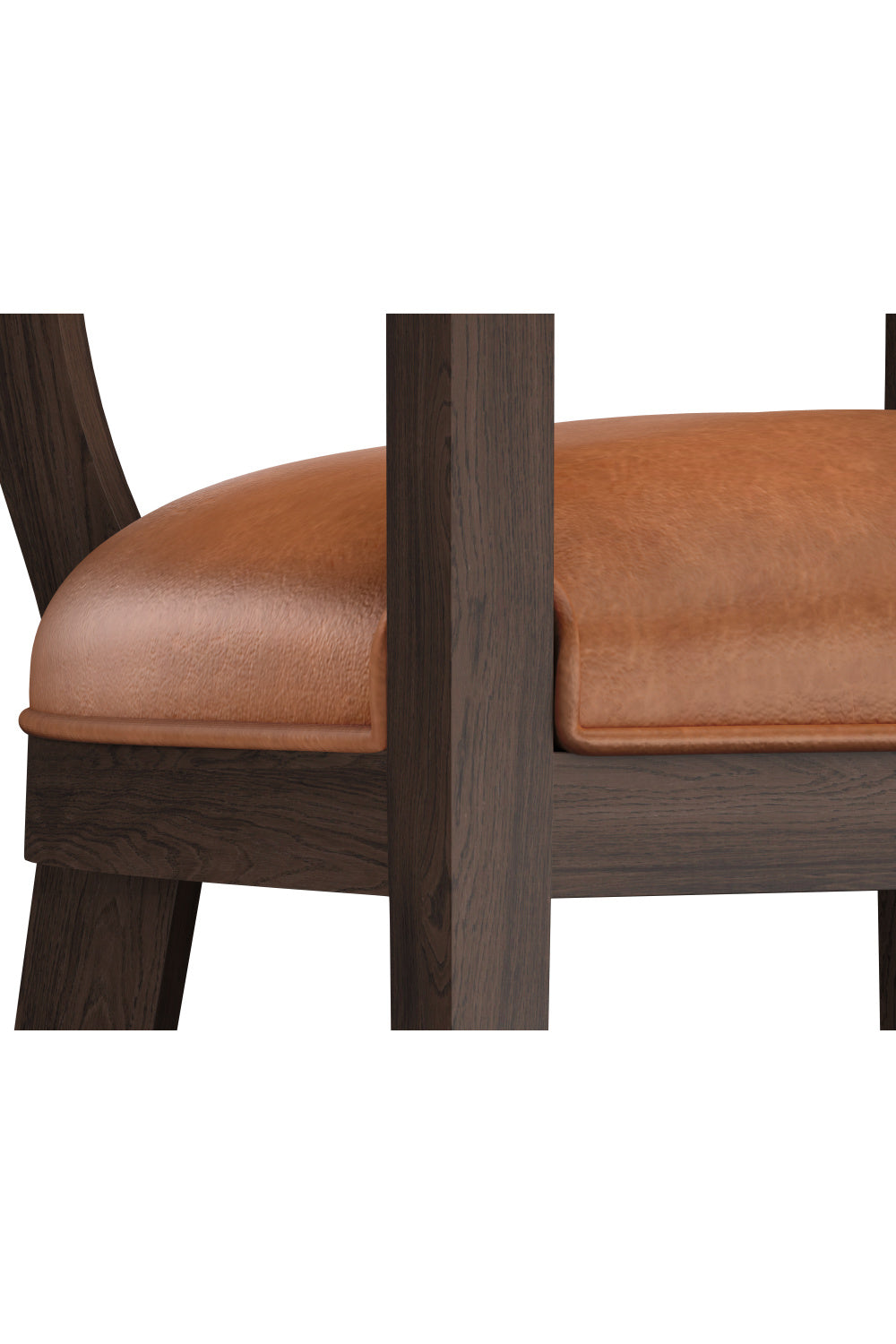 Oak Wood Frame Leather Barstool | Splendido Brylea | Oroa.com