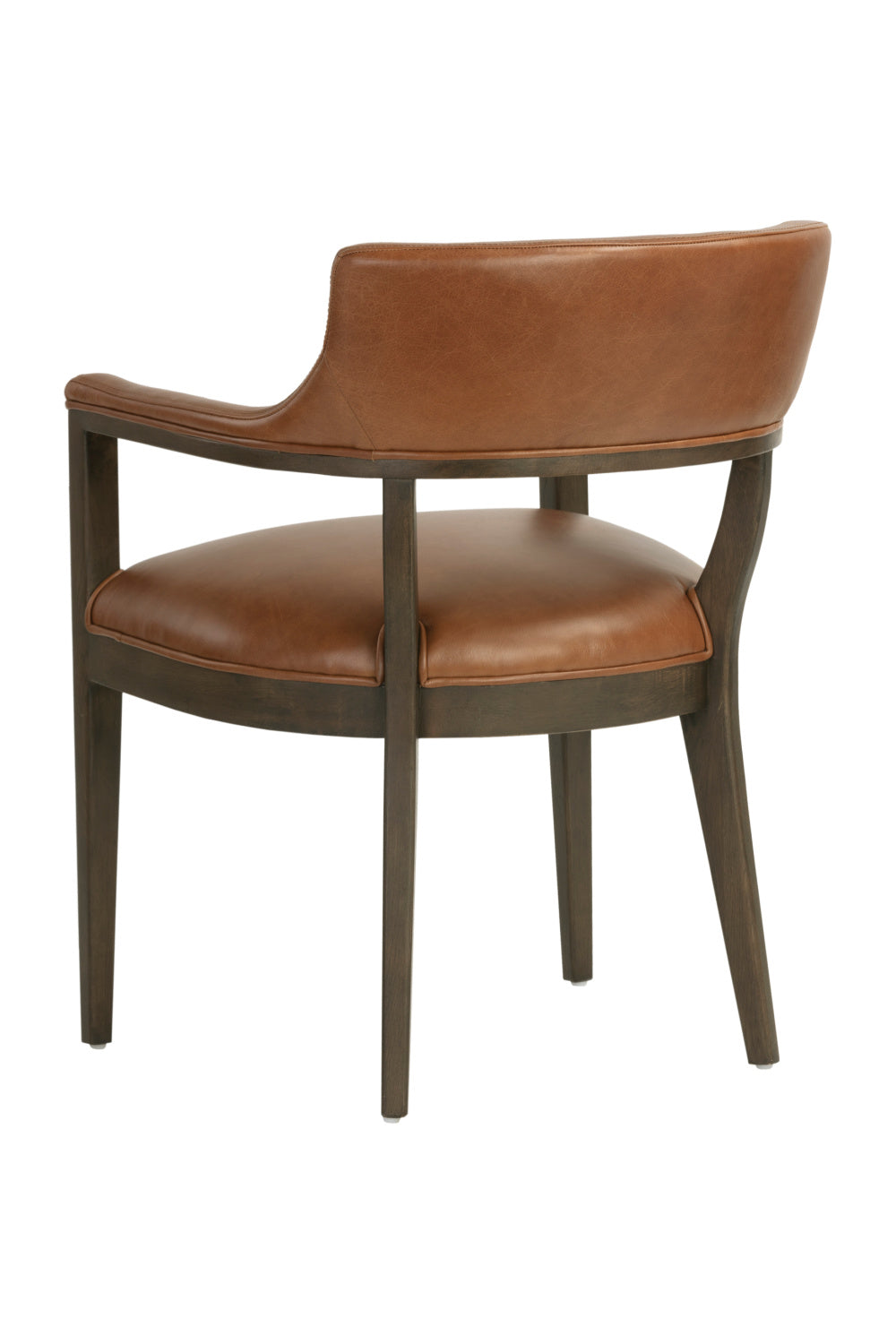 Modern European furniture - Oak Framed Leather Dining Chair - www.oroa.com