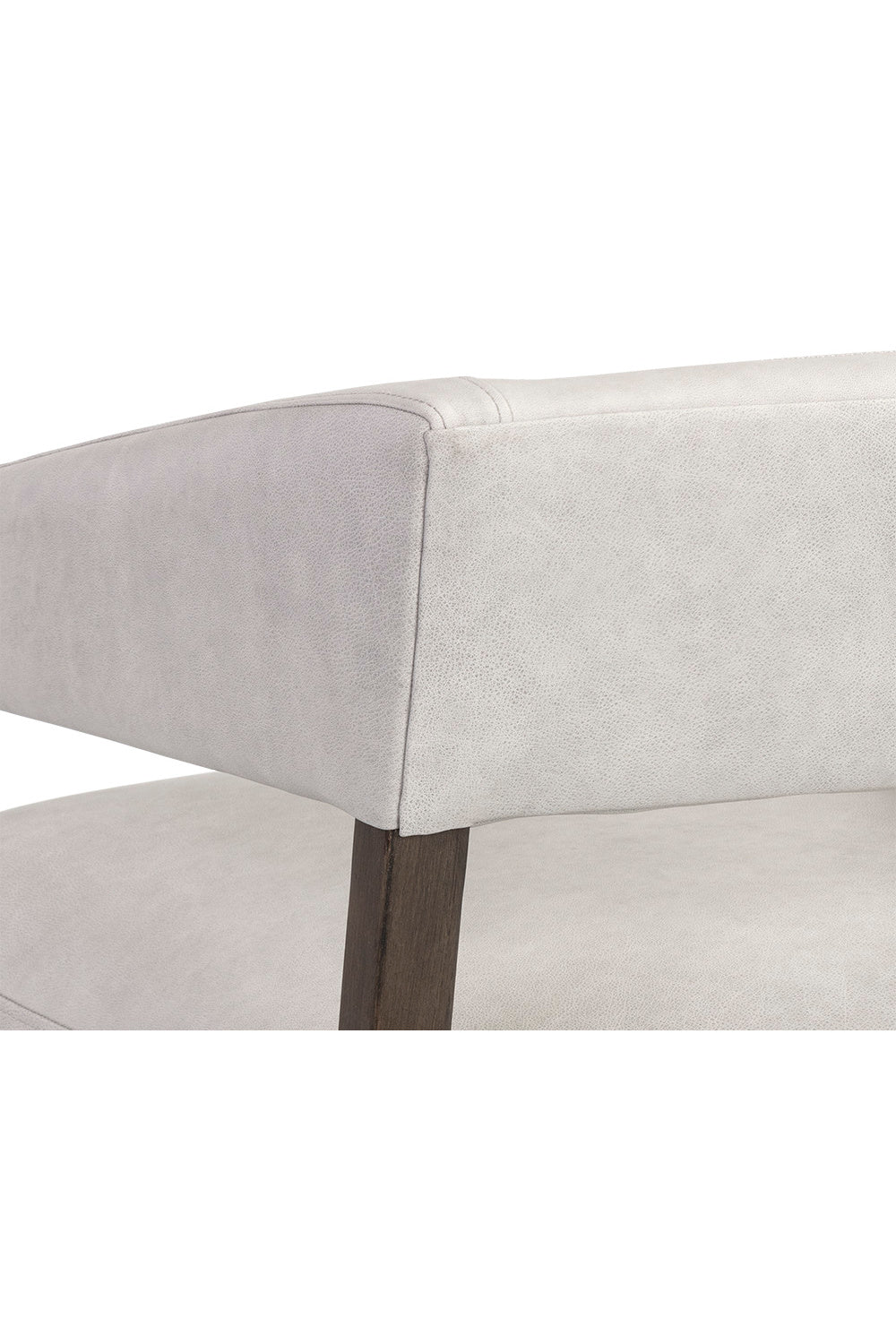 Modern European furniture - Brown Oak Leather Lounge Chair - www.oroa.com