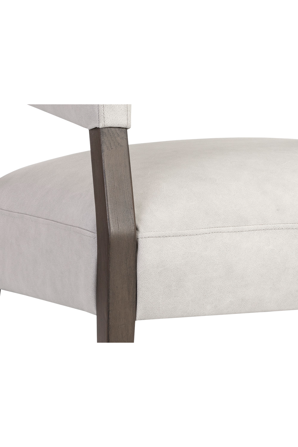 Modern European furniture - Brown Oak Leather Lounge Chair - www.oroa.com