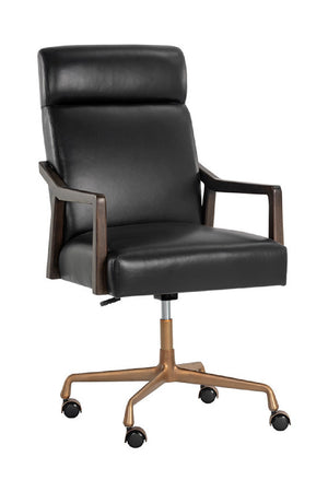 Modern European furniture - High-Back Leather Office Chair - www.oroa.com
