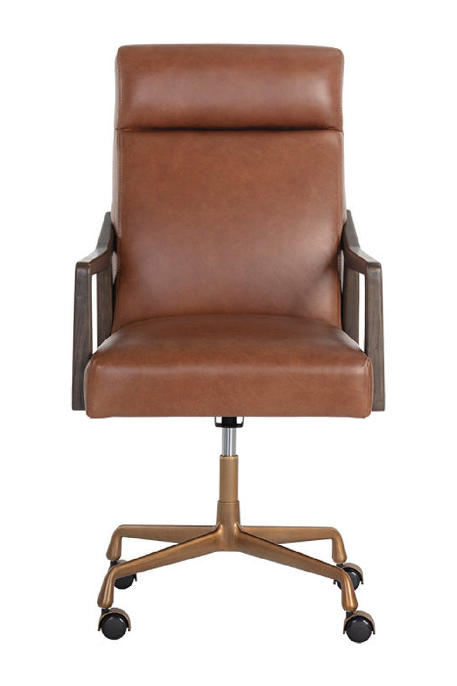 Modern European furniture - High-Back Leather Office Chair - www.oroa.com