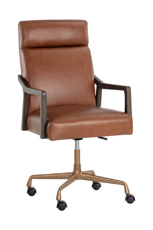 Modern European furniture - High-Back Leather Office Chair - www.oroa.com