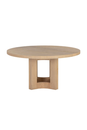 Modern European furniture - Natural Wood Round Dining Table  - www.oroa.com